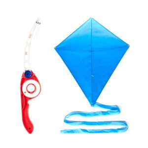 Blue Kite with Red Handle