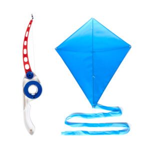 Blue Kite with White Handle