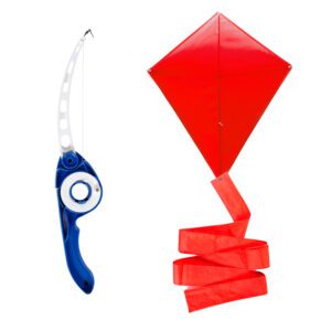 Red Kite and Blue Handle
