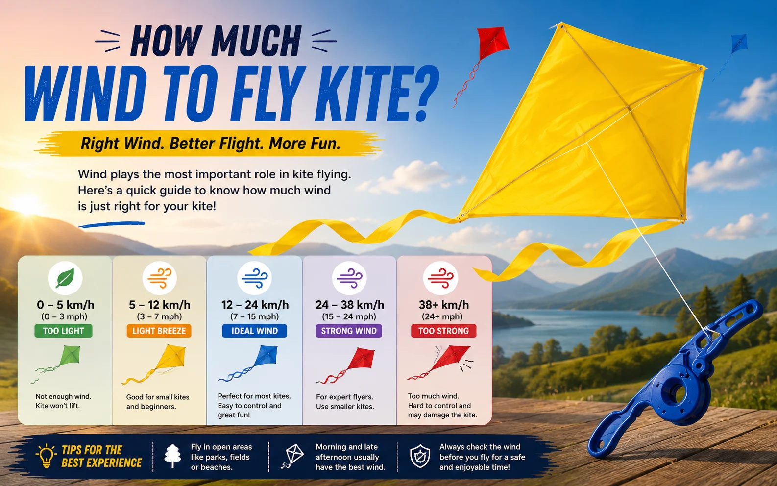 How Much Wind To Fly Kite